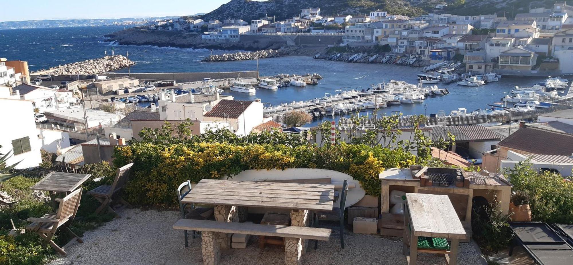 Cabanon Vue Mer Et Calanques Les Goudes Marsilya Dış mekan fotoğraf